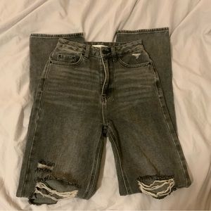 PacSun Washed Black Ripped '90s Boyfriend Jeans